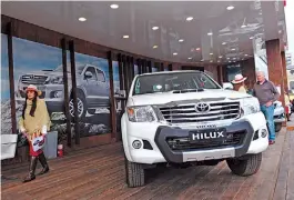  ??  ?? Hilux. En la expo se adelanta la chata que saldrá sobre fines de este 2014.