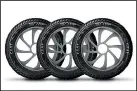  ??  ?? Some of the new Gripp motorcycle tyres launched by Asian Tyres (Pvt.) Ltd