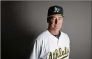  ?? CHRIS CARLSON - THE ASSOCIATED PRESS ?? FILE - In this Wednesday, Feb. 22, 2017file photo, Oakland Athletics manager Bob Melvin poses for a portrait in Mesa, Ariz. Oakland’s Bob Melvin was voted Manager of the Year for the third time, winning the American League honor after leading the Athletics to the playoffs despite the lowest opening-day payroll in the major leagues, Tuesday, Nov. 13, 2018.