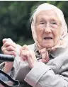  ??  ?? ■ Chesters Care Home resident Ivy Lough, 97