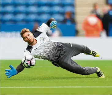  ?? — Reuters ?? Counting on you: Leicester will be counting on Ron-Robert Zieler to shut out West Bromwich Albion in the English Premier League clash today.