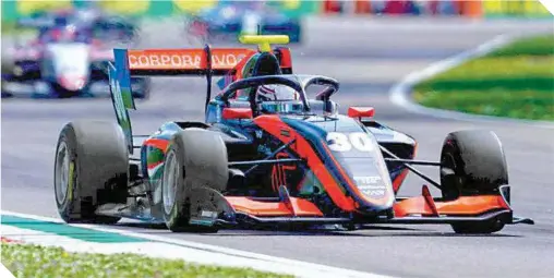  ?? ?? Rafael Villagomez logró dar el brinco a la Fórmula 2 para este año.