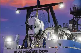  ?? CONTRIBUTE­D BY REEVE JOLLIFFE ?? Larry Connor, the CEO and founder of the The Connor Group, is part of an expedition to explore the Mariana Trench in a submersibl­e called the DSV Limiting Factor.