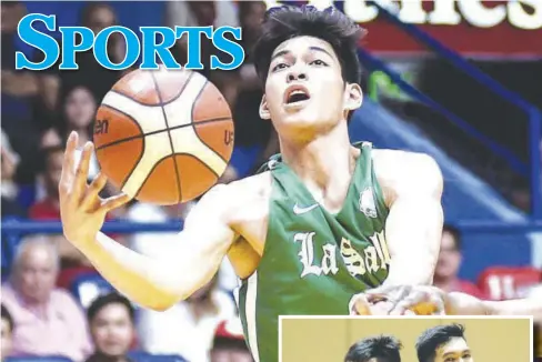  ??  ?? De La Salle University Green Archers standout Ricci Rivero (pictured) is “one of the best players out there,” says Gilas Pilipinas head coach Vincent “Chot” Reyes.