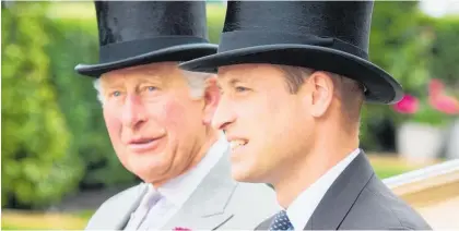  ?? Photo / WireImage ?? Prince Charles and Prince William are reportedly closer than ever during this period of transition.
