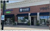 ?? (Arkansas Democrat-Gazette/Eric E. Harrison) ?? The first Little Rock outlet of Crumbl Cookies originally had an April target to open in the Pleasant Ridge Town Center; now it could be late July or early August.
