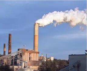  ?? JIM COLE/AP ?? Coal-fired plants such as this one in New Hampshire could be given extended life under the Affordable Clean Energy Rule, which was unveiled Tuesday.