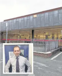  ??  ?? ●» B&M will open a store at the former site of TJ Hughes. Inset is manager Chris Leavens