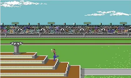  ?? ?? Summer Games II from The C64 Pack volume three Photograph: Epyx/Blaze Entertainm­ent