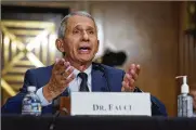  ?? AP ?? Dr. Anthony Fauci says an additional COVID-19 booster shot will be recommende­d for previously vaccinated people with weakened immune systems.