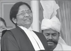  ??  ?? Justice G Rohini is the first woman Chief Justice of the Delhi High Court, which has the highest number of women judges in the country HINDUSTAN TIMES