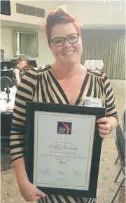  ??  ?? Rotary Club of Trafalgar treasurer Holly Perriam recently graduated from the Gippsland Community Leadership program