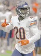  ?? RICK SCUTERI/AP ?? Cornerback Prince Amukamara missed the Bears’ game against the Buccaneers with a hamstring injury.