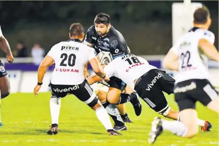  ??  ?? Photo Icon Sport Les Massicois d’André Gorin ont enfin réalisé leur match référence face aux Brivistes. Contre les Biarrots, il leur faudra poursuivre leur bonne dynamique.