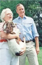  ?? 1988 PHOTO BY J. SCOTT APPLEWHITE/AP ?? As a second, then first lady during her husband’s tenure in the White House, Barbara Bush had experience in how grueling politics could be.