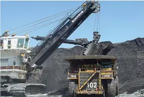  ?? ?? Hwange Colliery sold 1 064 014 tonnes of coal compared to same period last year tonnage of 683 896.