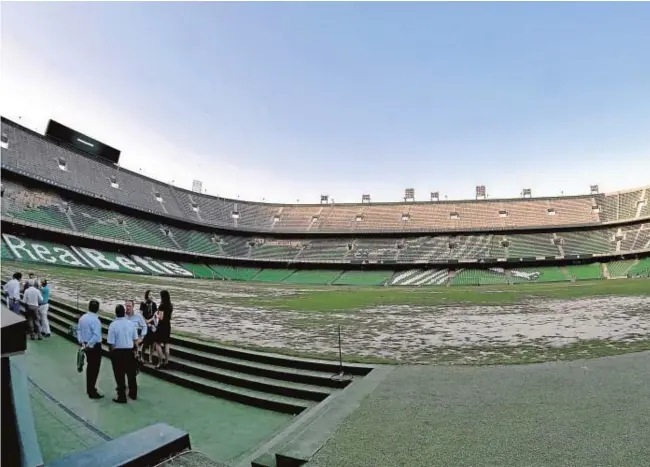  ?? J. M. SERRANO ?? Panorámica del estadio Benito Villamarín, que acogerá mañana lunes el España-Inglaterra