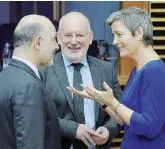  ?? Ansa ?? Regolatori La commissari­a Ue alla Concorrenz­a Margrethe Vestager