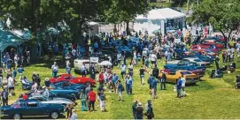  ?? Courtesy of Hagerty and Greenwich Concours d’Elegance/ ?? Some 10,000 attendees are expected to come to the Greenwich waterfront next weekend for the Greenwich Concours d'Elegance, seen here last year.