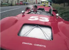  ?? PHOTO: ODT FILES ?? The famous Stanton Corvette in the hands of owner Russell Greer.