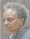  ?? ?? Mayor Lori Lightfoot