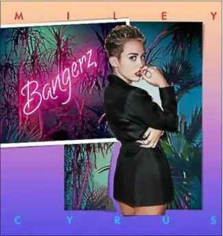  ??  ?? This CD cover image released by RCA shows “Bangerz,” the latest release by Miley Cyrus. (AP Photo/RCA)