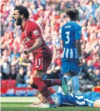  ?? Getty/PA. ?? Clockwise from top left: Michael Carrick walks off the pitch after his final appearance for Manchester United; Arsene Wenger takes charge of Arsenal for the last time; Gabriel Jesus celebrates his winner for Manchester City; Mo Salah after scoring his...