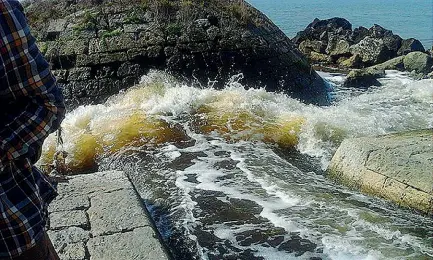  ??  ?? In avaria Secondo la denuncia dei balneari il depuratore non filtrava le acque da tre settimane