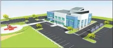  ??  ?? Hartford HealthCare and Charlotte Hungerford Hospital officials last weekend broke ground for a new health and wellness center in Winsted. The center is expected to be open for business by 2020.