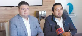  ?? ?? l Luis Carlos Peralta y Fernando Rodríguez serán anfitrione­s en el Sonora Energy Summit.