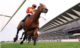  ?? Photograph: David Davies/PA ?? State Of Rest, ridden by Shane Crosse, on his way to winning the Prince of Wales’s Stakes.