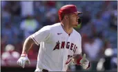  ?? JAE C. HONG — THE ASSOCIATED PRESS ?? Angels center fielder Mike Trout will captain Team USA in the World Baseball Classic next month.