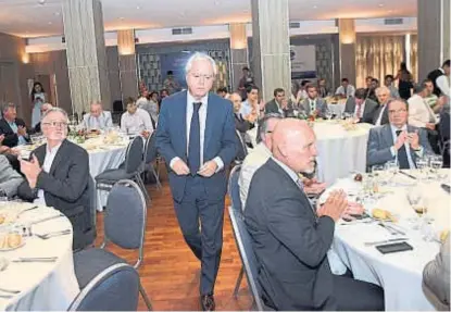  ?? (PEDRO CASTILLO) ?? En Córdoba. Pinedo tuvo un discurso duro durante el cierre anual de la Bolsa de Comercio.