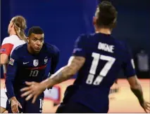  ?? (Photo AFP) ?? Servi par Lucas Digne, Kylian Mbappé a donné la victoire aux Bleus.