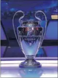  ??  ?? Trofeo de la Champions League.