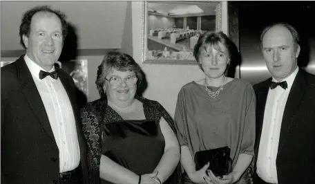  ??  ?? BLAST FROM THE PAST - some of the attendees at the Bree Hunt Ball in The Talbot Hotel in 1988.