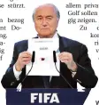  ?? FOTO: IMAGO ?? 2010 wählte die Fifa um Ex-Boss Blatter Katar als WM-Ort.