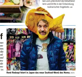  ?? INSTA ?? René Redzepi feiert in Japan das neue Seafood-Menü des Noma.