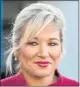  ??  ?? MICHELLE O’NEILL: Sinn Fein’s new northern leader.