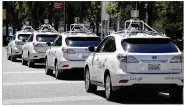  ?? ERIC RISBERG / ASSOCIATED PRESS ?? The House voted Wednesday to speed the introducti­on of self-driving cars by giving the federal government authority to exempt automakers from safety standards not applicable to the technology.