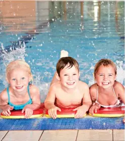  ?? ?? Pool party: Some councils offer free swimming for children