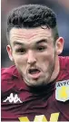  ??  ?? John McGinn is still way off the pace