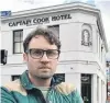  ?? PHOTO: GREGOR RICHARDSON ?? Fighting for his name . . . Captain Cook hotel operator Mike McLeod.