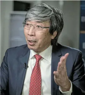  ?? /Bloomberg ?? Health care: Patrick Soon-Shiong, CEO of NantKwest says the ‘amazing scientific talent’ at SA universiti­es could be harnessed and integrated into global-scale manufactur­ing.