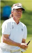  ?? Foto: Charlie Neibergall, AP, dpa ?? Bernhard Langer aus Diedorf Anhausen ist der erfolgreic­hste deutsche Golfer.