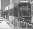  ??  ?? The Oklahoma City Streetcar is an element in a broad regional transit plan to connect Tinker Air Force Base, Will Rogers World Airport, western suburbs, Norman, Midwest City, Del City, Moore, Edmond and downtown. DOUG HOKE/THE OKLAHOMAN