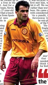  ??  ?? SHORT STAY: Martinez played 16 times for Motherwell