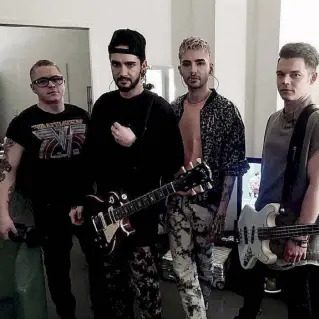  ??  ?? Stile I nuovi Tokio Hotel hanno abbandonat­o il look da teenager