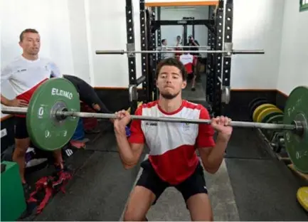  ?? FOTO PHOTO NEWS ?? Valentin Borisavlje­vic vorig jaar tijdens de olympische stage op Lanzarote. “Samen met zijn broer heeft hij al een mooi parcours afgelegd, maar die laatste loodjes wegen altijd het zwaarst”, aldus Gaastra.