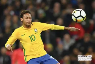  ?? Neymar AFP FILE PHOTO ??